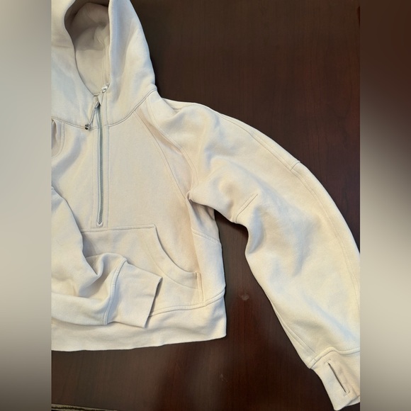 WHITE OPAL LULULEMON SCUBA HOODIE HALF ZIP XS/S - Picture 7 of 8